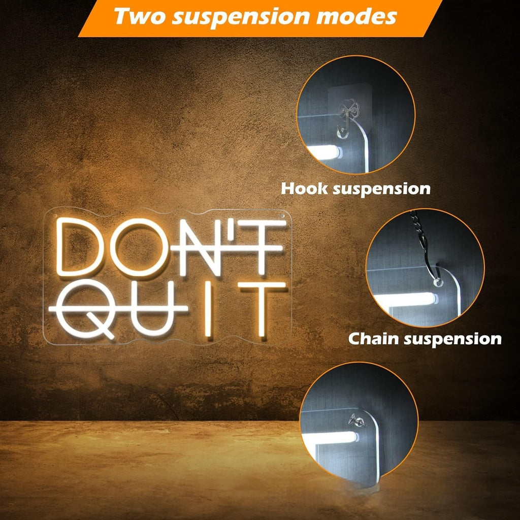 VM Don't Quit Gym Neon Lights