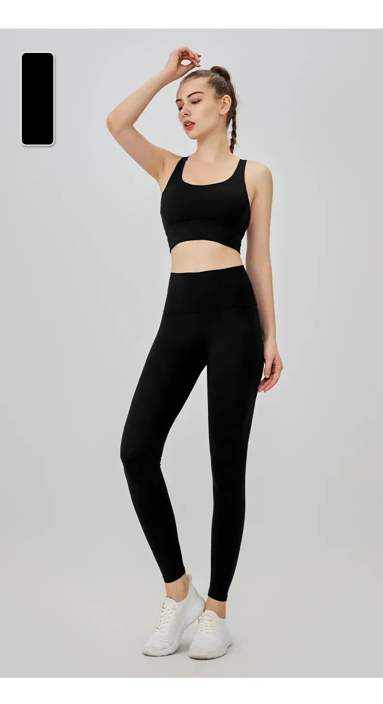 VM Women's Naked Feeling Sports Bra and Leggings Two Piece Set SPECIFICATIONSBlocking: RegularBrand Name: COZOKCN: ZhejiangChoice: yesCraft of Weaving: KnitDepartment Name: WomenFeature: BreathableFit: True to SizeGender: WomenHigh-concerned chemical: Non