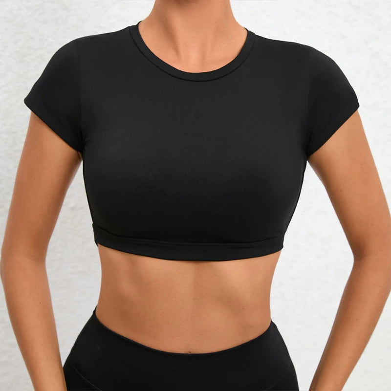 VM Women Sports Breathable Workout Tops SPECIFICATIONS Blocking: Regular Brand Name: hearuisavy CN: Guangdong Choice: yes Color: Black Blue Coffee Brown Green White Gray Craft of Weaving: Knit Department Name: Women Fabric Type: Broadcloth Feature: Anti-P