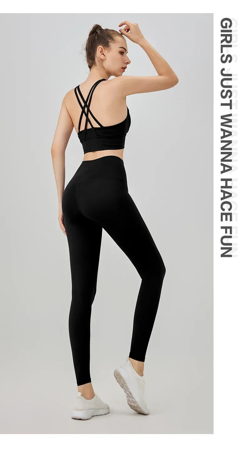 VM Women's Naked Feeling Sports Bra and Leggings Two Piece Set SPECIFICATIONSBlocking: RegularBrand Name: COZOKCN: ZhejiangChoice: yesCraft of Weaving: KnitDepartment Name: WomenFeature: BreathableFit: True to SizeGender: WomenHigh-concerned chemical: Non