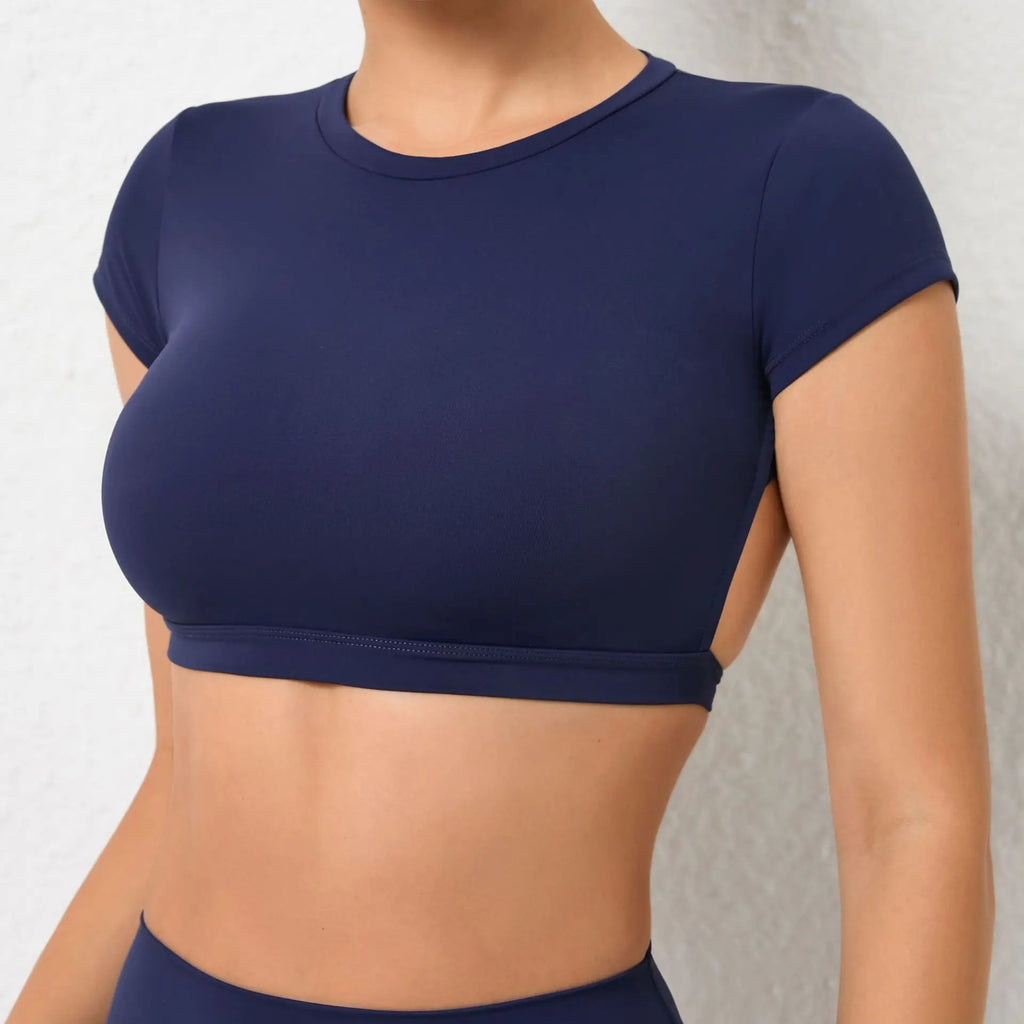 VM Women Sports Breathable Workout Tops SPECIFICATIONS Blocking: Regular Brand Name: hearuisavy CN: Guangdong Choice: yes Color: Black Blue Coffee Brown Green White Gray Craft of Weaving: Knit Department Name: Women Fabric Type: Broadcloth Feature: Anti-P