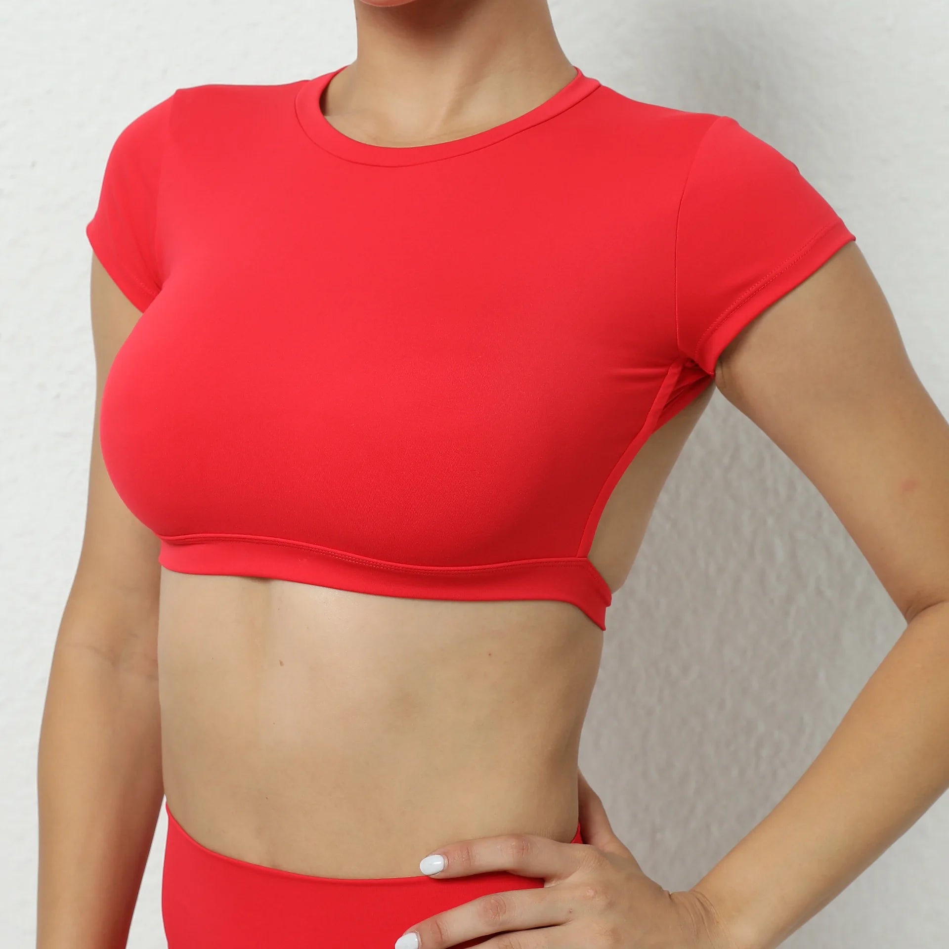 VM Women Sports Breathable Workout Tops SPECIFICATIONS Blocking: Regular Brand Name: hearuisavy CN: Guangdong Choice: yes Color: Black Blue Coffee Brown Green White Gray Craft of Weaving: Knit Department Name: Women Fabric Type: Broadcloth Feature: Anti-P