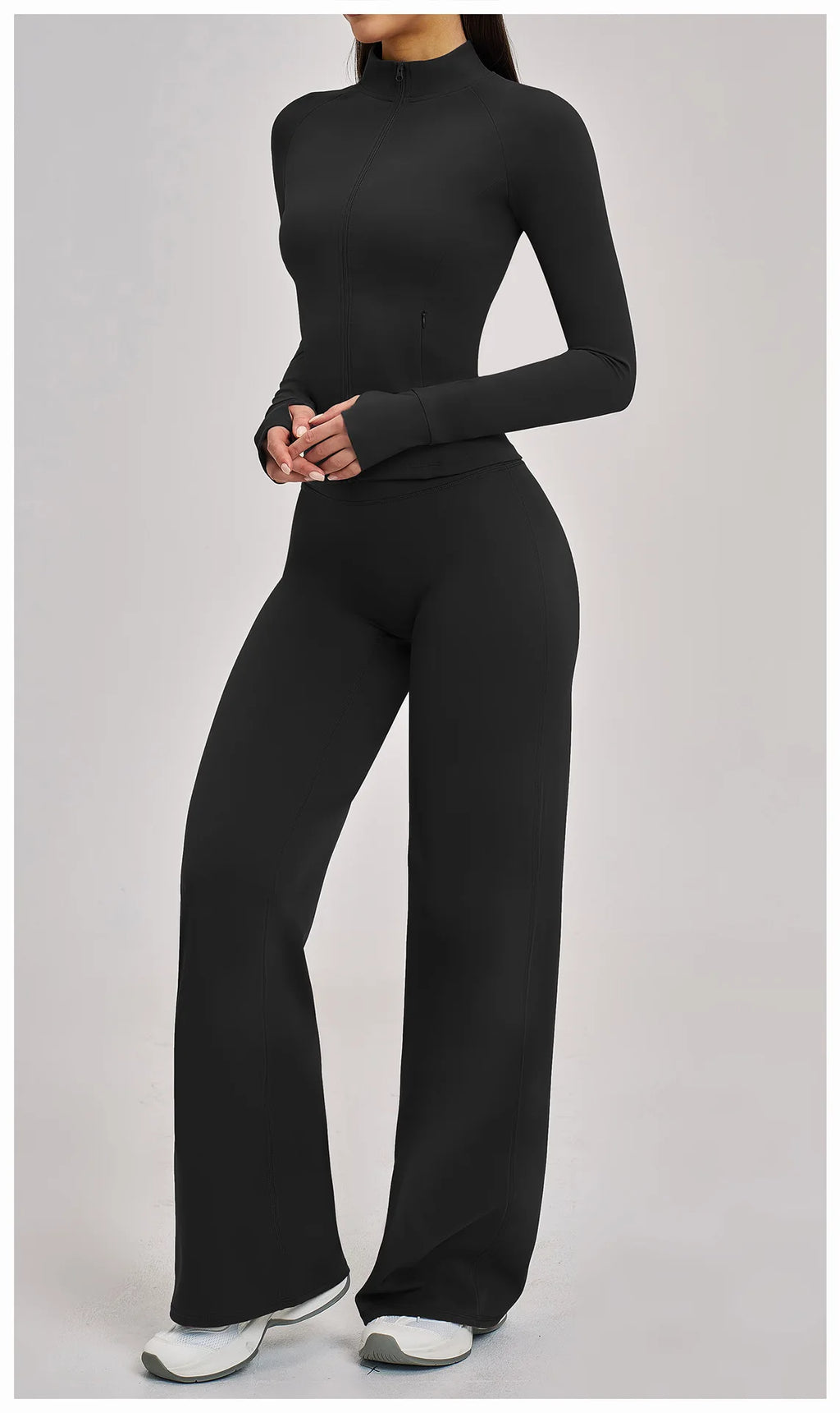 VM's Yoga Suit SPECIFICATIONSApplicable scenario: Running, fitness equipment, fitness, sports trends, cycling, extreme challenges, hiking, camping, dancingAppropriate season: Summer/Winter/Spring/AutumnBlocking: RegularBrand Name: NoEnName_NullCN: Guangdo