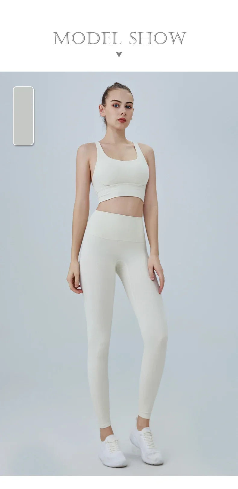 VM Women's Naked Feeling Sports Bra and Leggings Two Piece Set SPECIFICATIONSBlocking: RegularBrand Name: COZOKCN: ZhejiangChoice: yesCraft of Weaving: KnitDepartment Name: WomenFeature: BreathableFit: True to SizeGender: WomenHigh-concerned chemical: Non