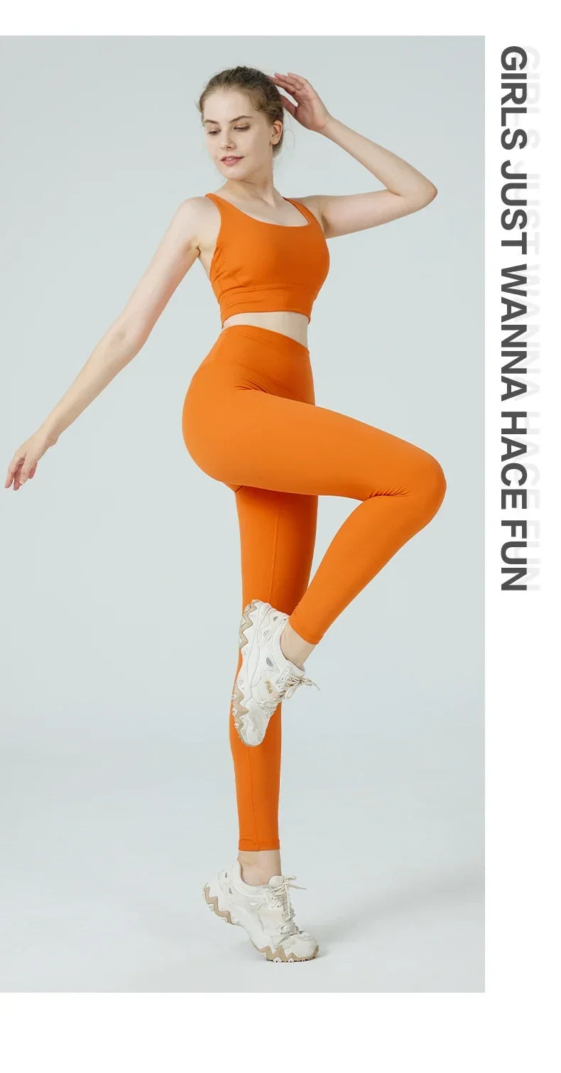 VM Women's Naked Feeling Sports Bra and Leggings Two Piece Set SPECIFICATIONSBlocking: RegularBrand Name: COZOKCN: ZhejiangChoice: yesCraft of Weaving: KnitDepartment Name: WomenFeature: BreathableFit: True to SizeGender: WomenHigh-concerned chemical: Non