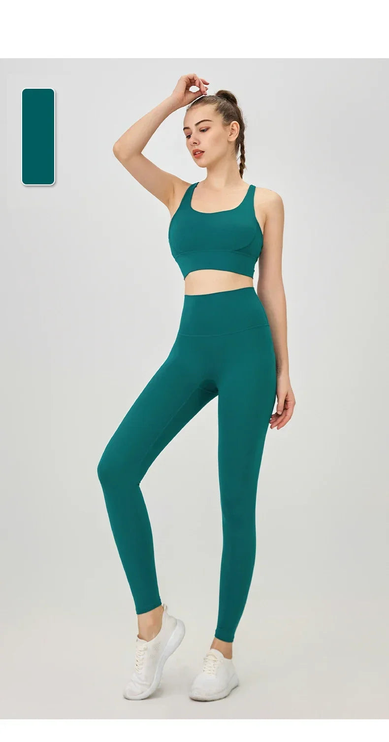 VM Women's Naked Feeling Sports Bra and Leggings Two Piece Set SPECIFICATIONSBlocking: RegularBrand Name: COZOKCN: ZhejiangChoice: yesCraft of Weaving: KnitDepartment Name: WomenFeature: BreathableFit: True to SizeGender: WomenHigh-concerned chemical: Non