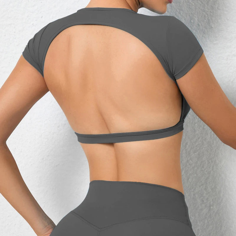 VM Women Sports Breathable Workout Tops SPECIFICATIONS Blocking: Regular Brand Name: hearuisavy CN: Guangdong Choice: yes Color: Black Blue Coffee Brown Green White Gray Craft of Weaving: Knit Department Name: Women Fabric Type: Broadcloth Feature: Anti-P