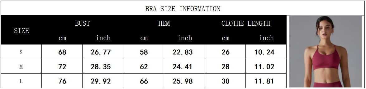 VM Fitness Running Workout Sports Bra SPECIFICATIONSAge: Middle AgeBrand Name: RooftrellenCN: ZhejiangChoice: yesClothing Length: regularCraft of Weaving: KnitDecoration: Hollow OutElasticity: High StrecthFabric Type: BroadclothGender: WomenHigh-concerned