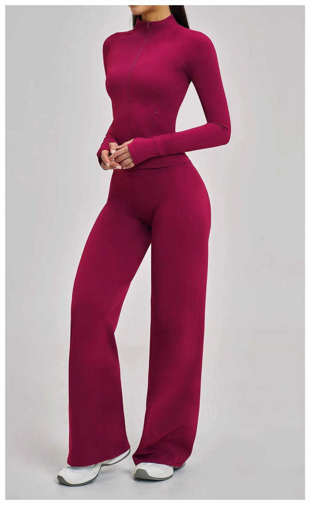 VM's Yoga Suit SPECIFICATIONSApplicable scenario: Running, fitness equipment, fitness, sports trends, cycling, extreme challenges, hiking, camping, dancingAppropriate season: Summer/Winter/Spring/AutumnBlocking: RegularBrand Name: NoEnName_NullCN: Guangdo