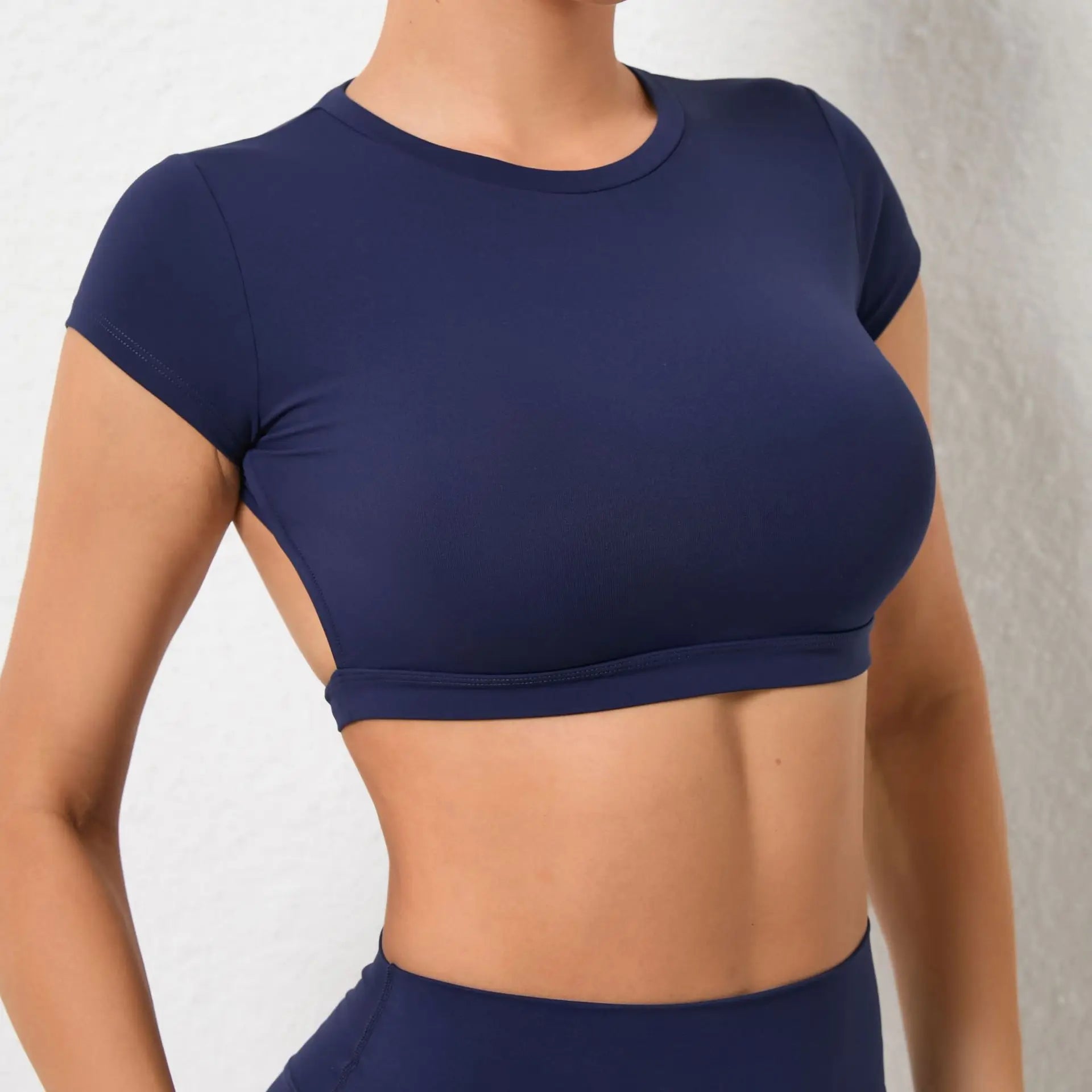 VM Women Sports Breathable Workout Tops SPECIFICATIONS Blocking: Regular Brand Name: hearuisavy CN: Guangdong Choice: yes Color: Black Blue Coffee Brown Green White Gray Craft of Weaving: Knit Department Name: Women Fabric Type: Broadcloth Feature: Anti-P