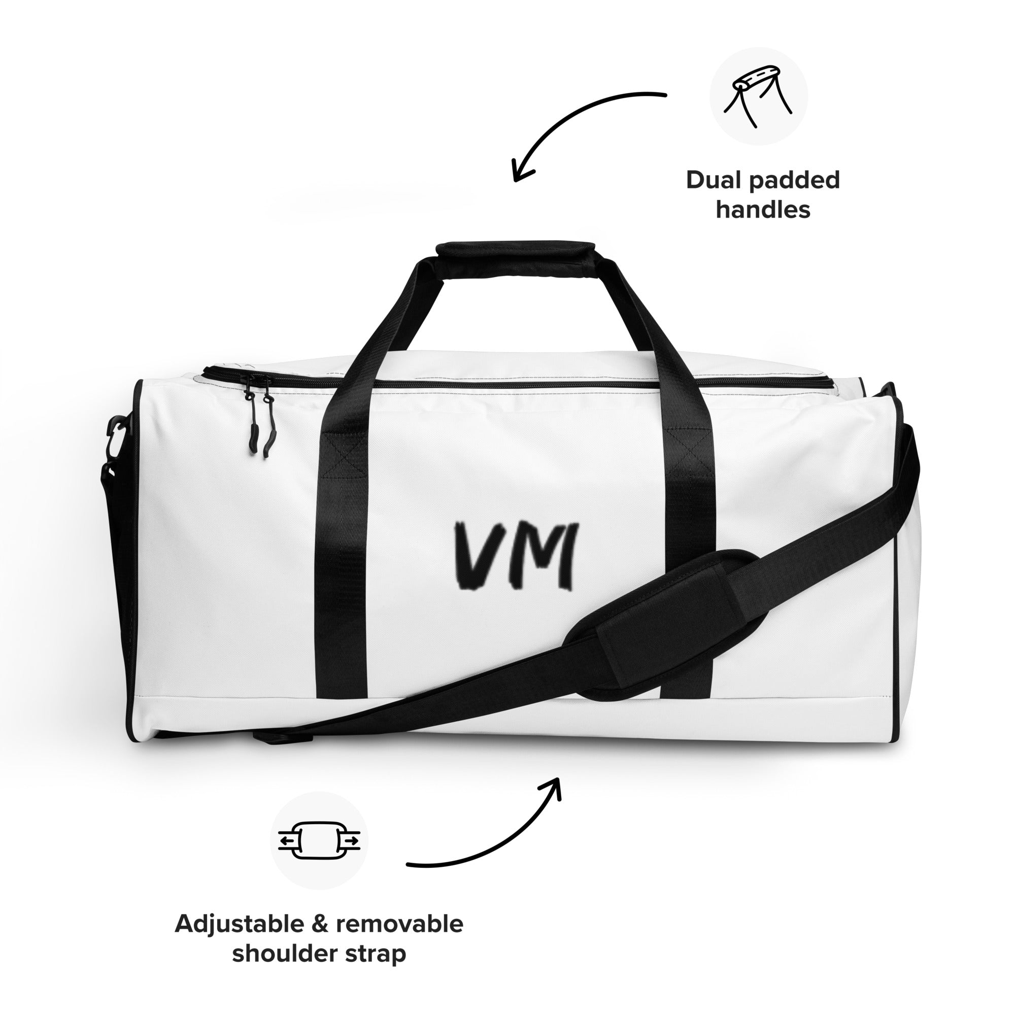 VM Special Duffle bag VM Special duffle bag is the perfect companion for every occasion—take it with you when traveling, running daily errands, or going to the gym. The bag is spacious and will keep all your stuff neat and organized with its multiple pock