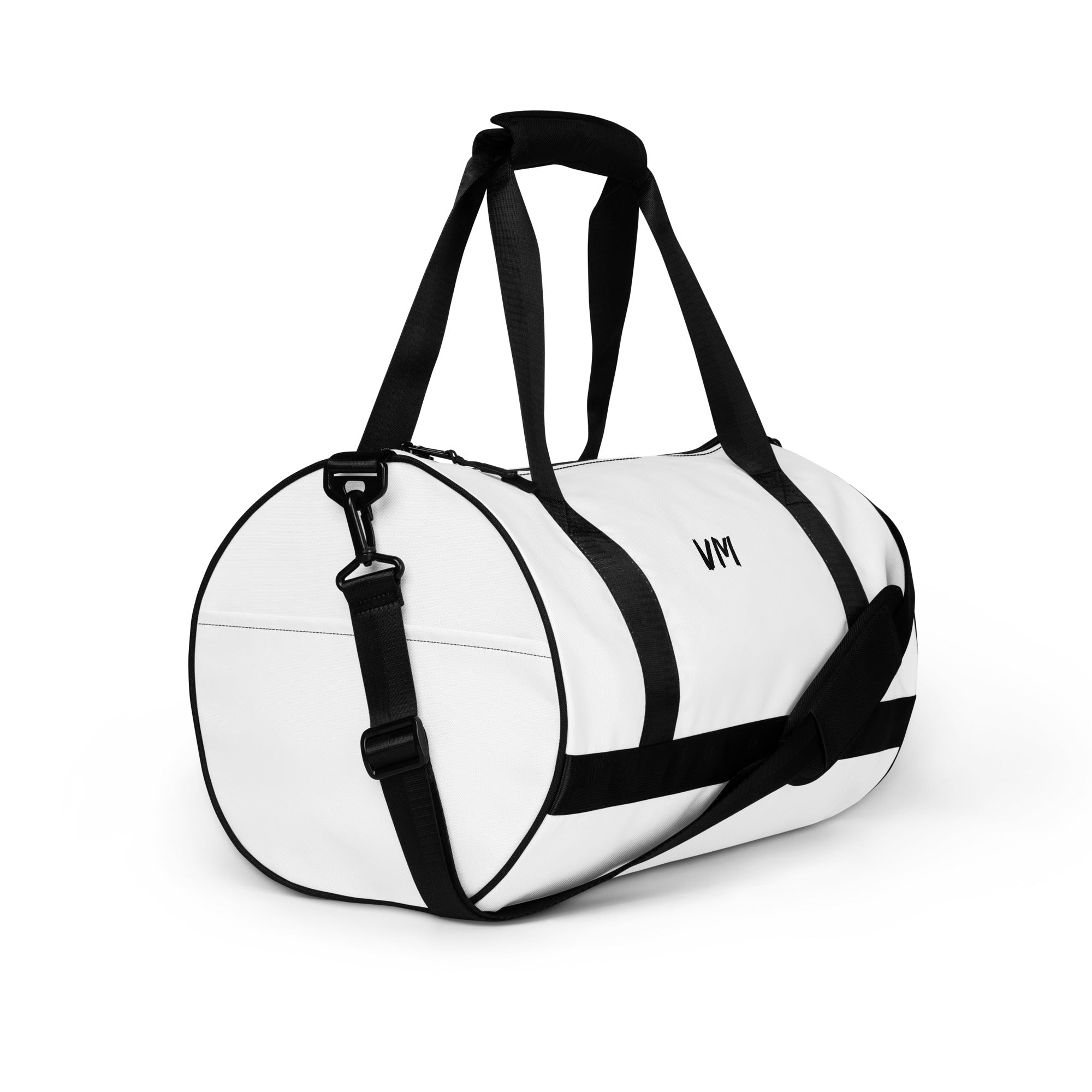 VM Spacial Version Gym Bag Ready to get your fitness on? Add some punch to pumping iron with this all-over print gym bag. Made from 100% polyester and sturdy, water-resistant fabric, this bag is fun meets function. And it’s got pockets! • 100% polyester •