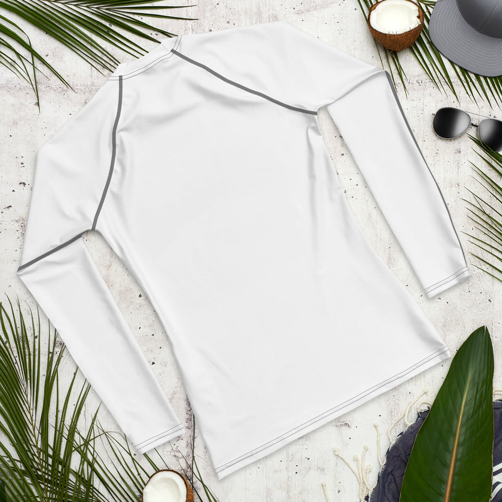 VM Official Long Sleeve Rash Guard Don’t let sunburn, wind, sand, or other elements ruin your day! This smooth and versatile long-sleeve rash guard will protect you while you have fun doing sports. It is slim-fitted with flat ergonomic seams, and a bit lo