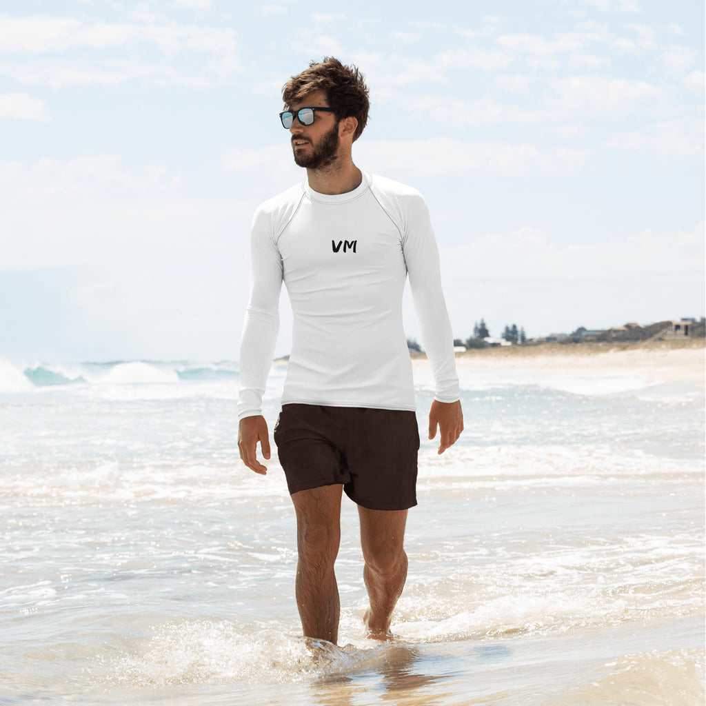 VM Official Long Sleeve Rash Guard Don’t let sunburn, wind, sand, or other elements ruin your day! This smooth and versatile long-sleeve rash guard will protect you while you have fun doing sports. It is slim-fitted with flat ergonomic seams, and a bit lo