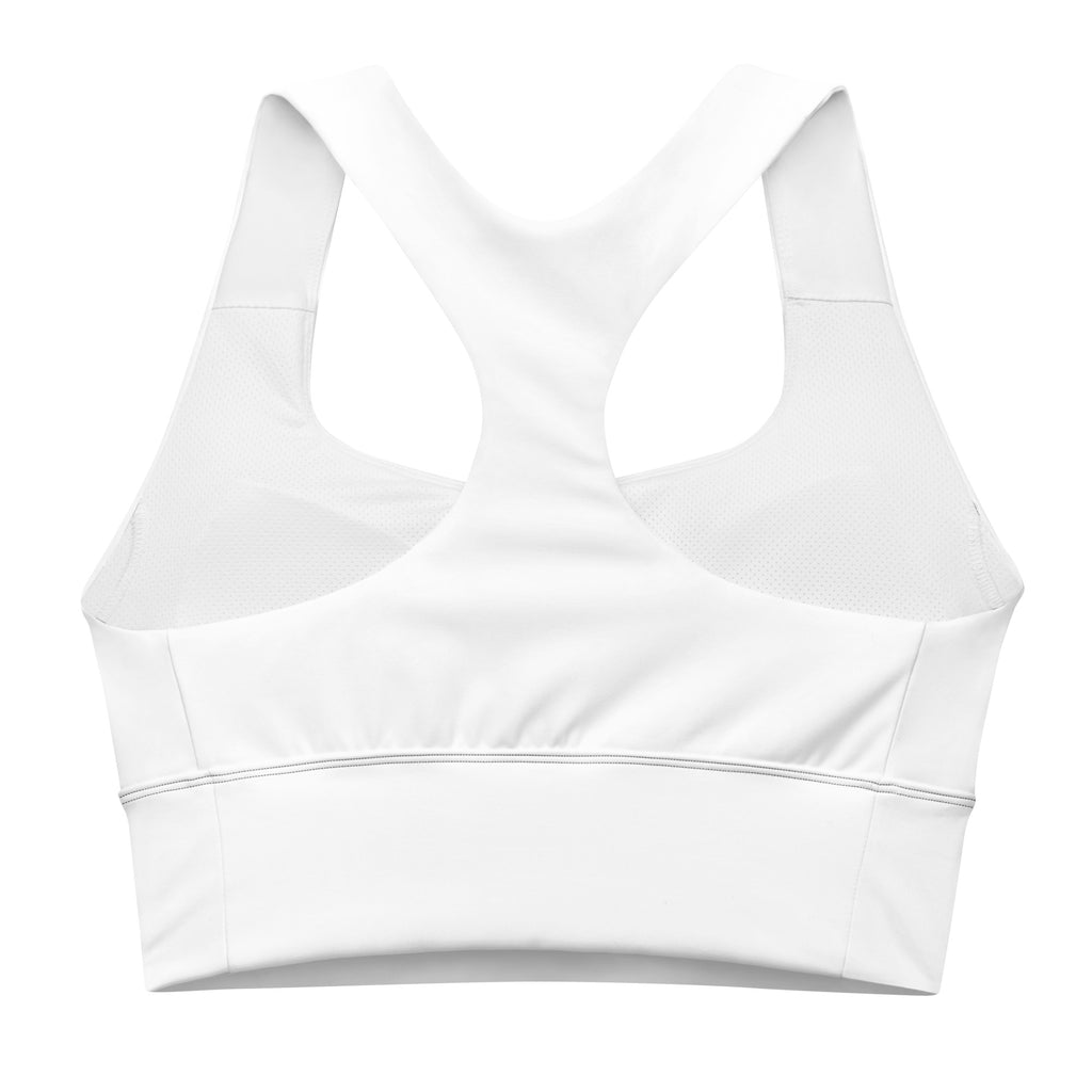 VM Special Longline Sports Bra This sports bra is the perfect workout top for exercising. The compression fabric along with double-layered front and shoulder straps ensures great support while running, jumping, or pumping iron. Wear it while exercising or