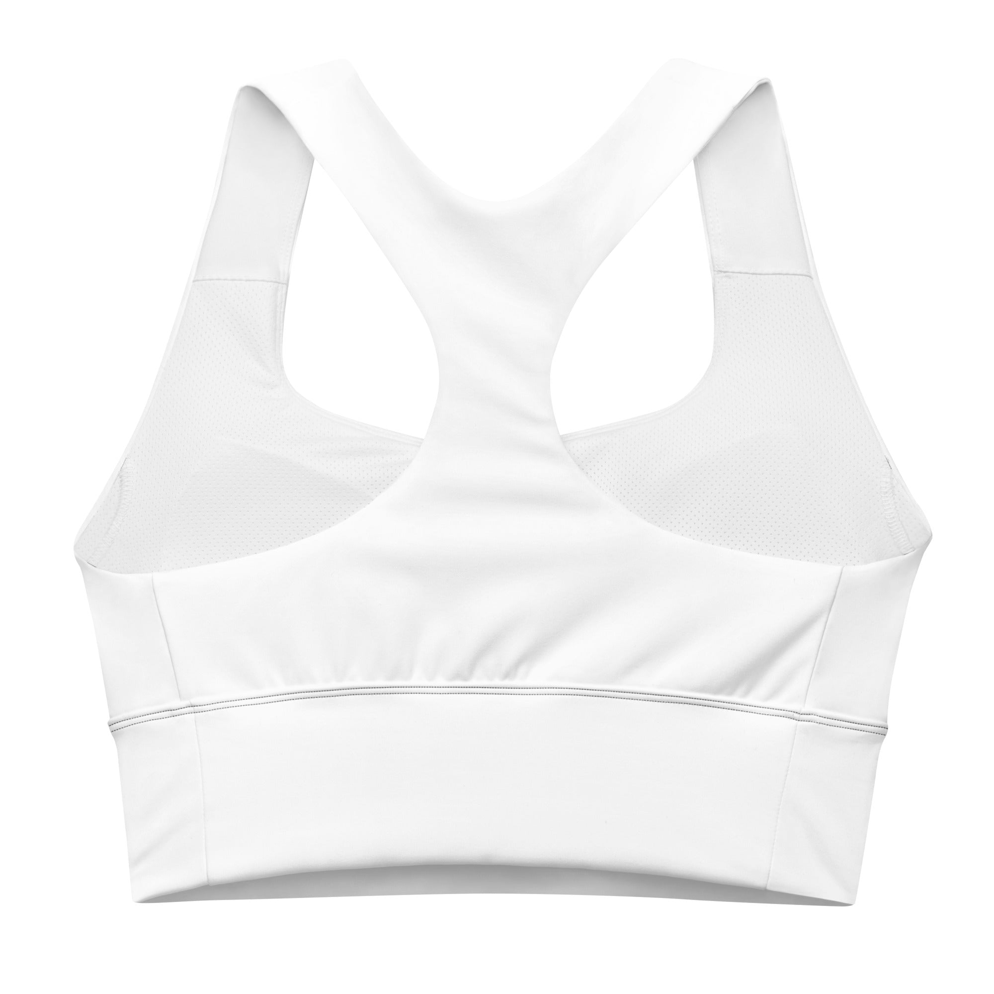 VM Special Longline Sports Bra This sports bra is the perfect workout top for exercising. The compression fabric along with double-layered front and shoulder straps ensures great support while running, jumping, or pumping iron. Wear it while exercising or
