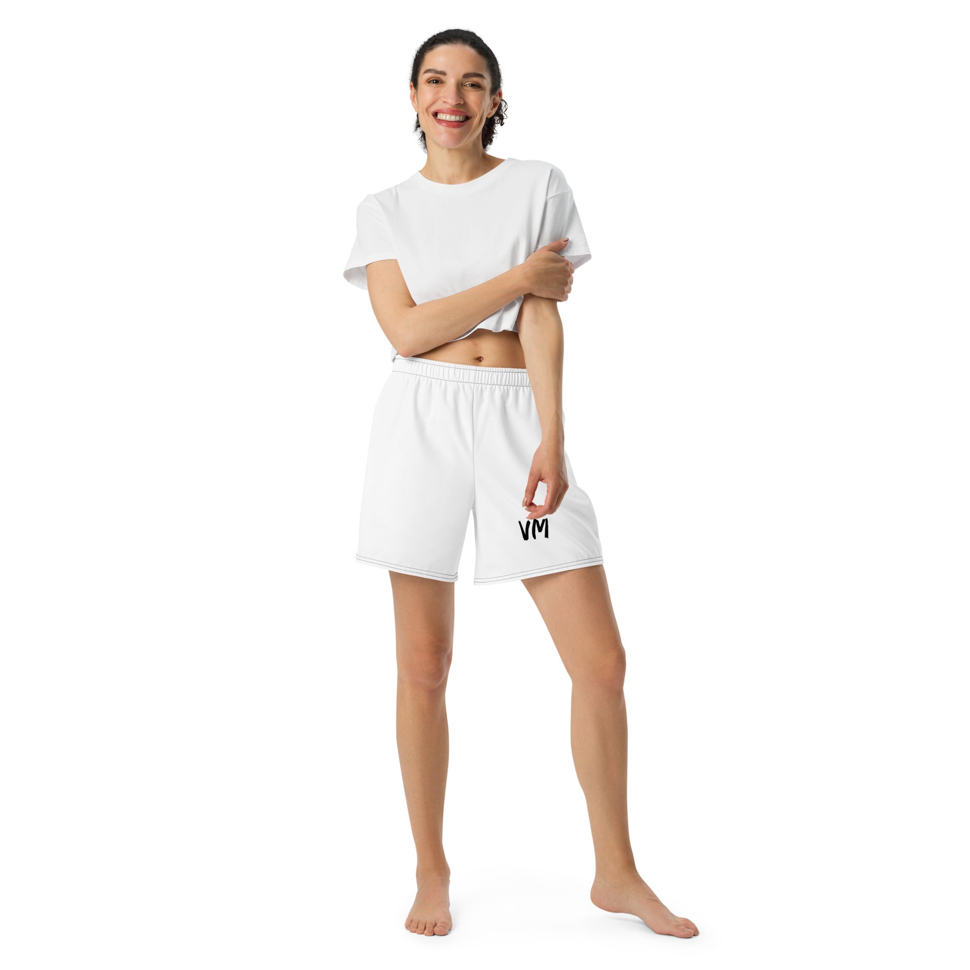 VM Official Unisex Shorts Sports outfits can be a lot of hassle, but with these long shorts there's no need for that. Just throw on a pair and go running, swimming, weight-lifting, or participate in any other activity that pops in your mind. These shorts