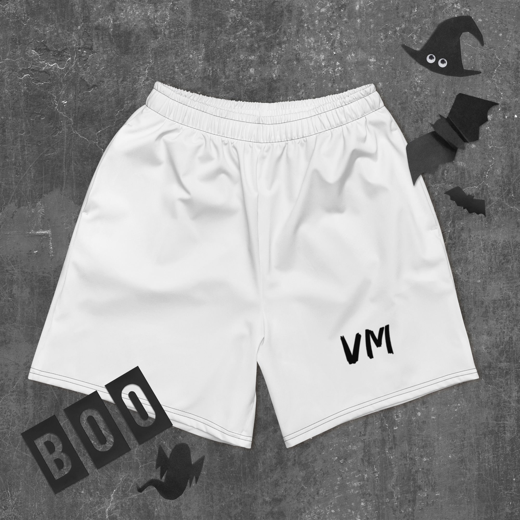 VM Official Unisex Shorts Sports outfits can be a lot of hassle, but with these long shorts there's no need for that. Just throw on a pair and go running, swimming, weight-lifting, or participate in any other activity that pops in your mind. These shorts