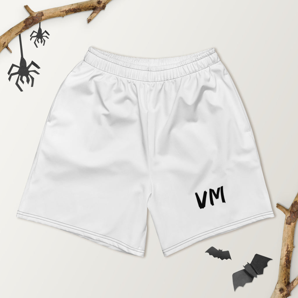 VM Official Unisex Shorts Sports outfits can be a lot of hassle, but with these long shorts there's no need for that. Just throw on a pair and go running, swimming, weight-lifting, or participate in any other activity that pops in your mind. These shorts
