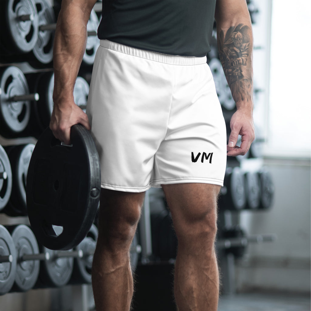 VM Official Unisex Shorts Sports outfits can be a lot of hassle, but with these long shorts there's no need for that. Just throw on a pair and go running, swimming, weight-lifting, or participate in any other activity that pops in your mind. These shorts