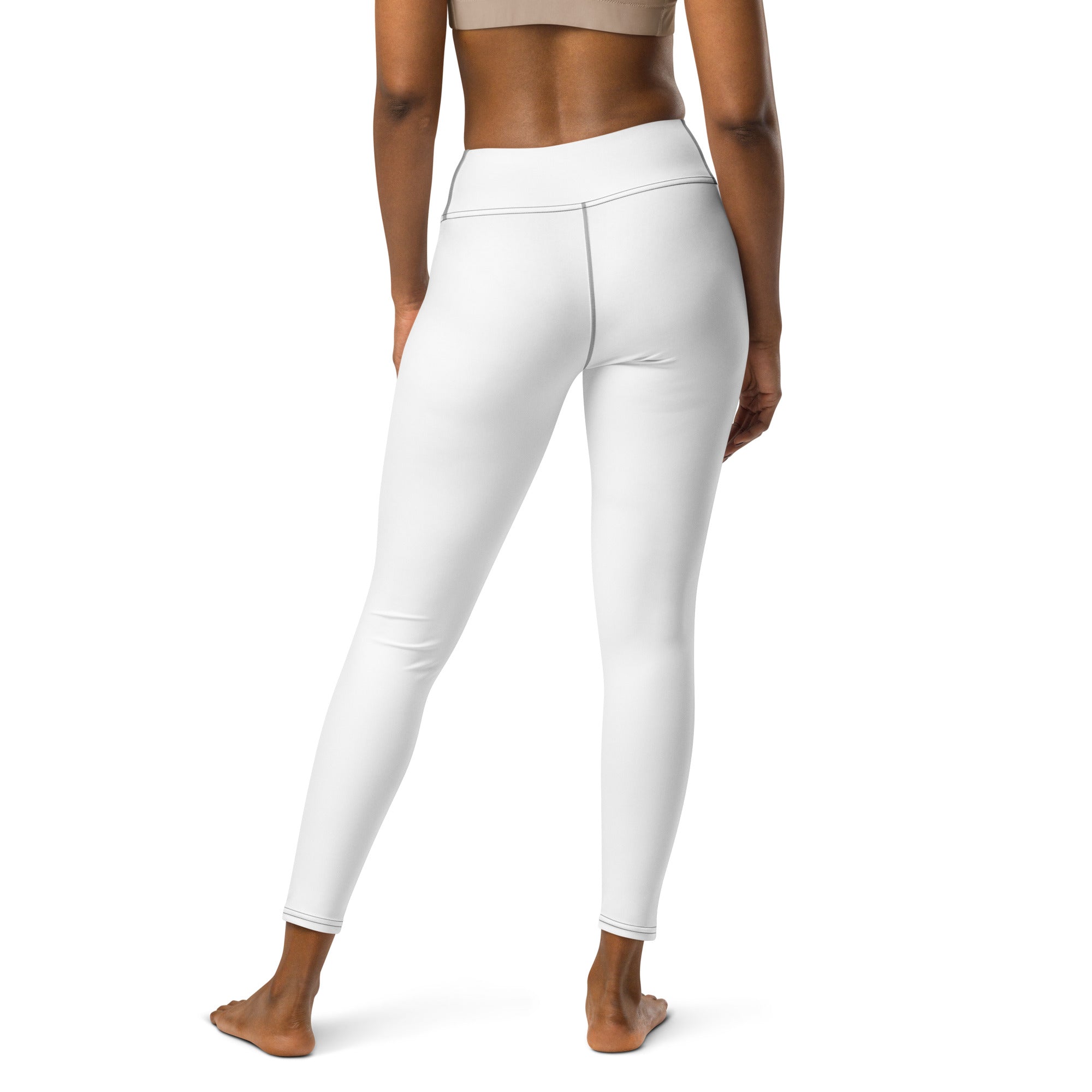 VM Official Leggings Super soft, stretchy, and comfortable yoga leggings. Order these to make sure your next yoga session is the best one ever! • 75% recycled polyester, 25% elastane for production in the US/Mexico • 82% polyester, 18% elastane for produc