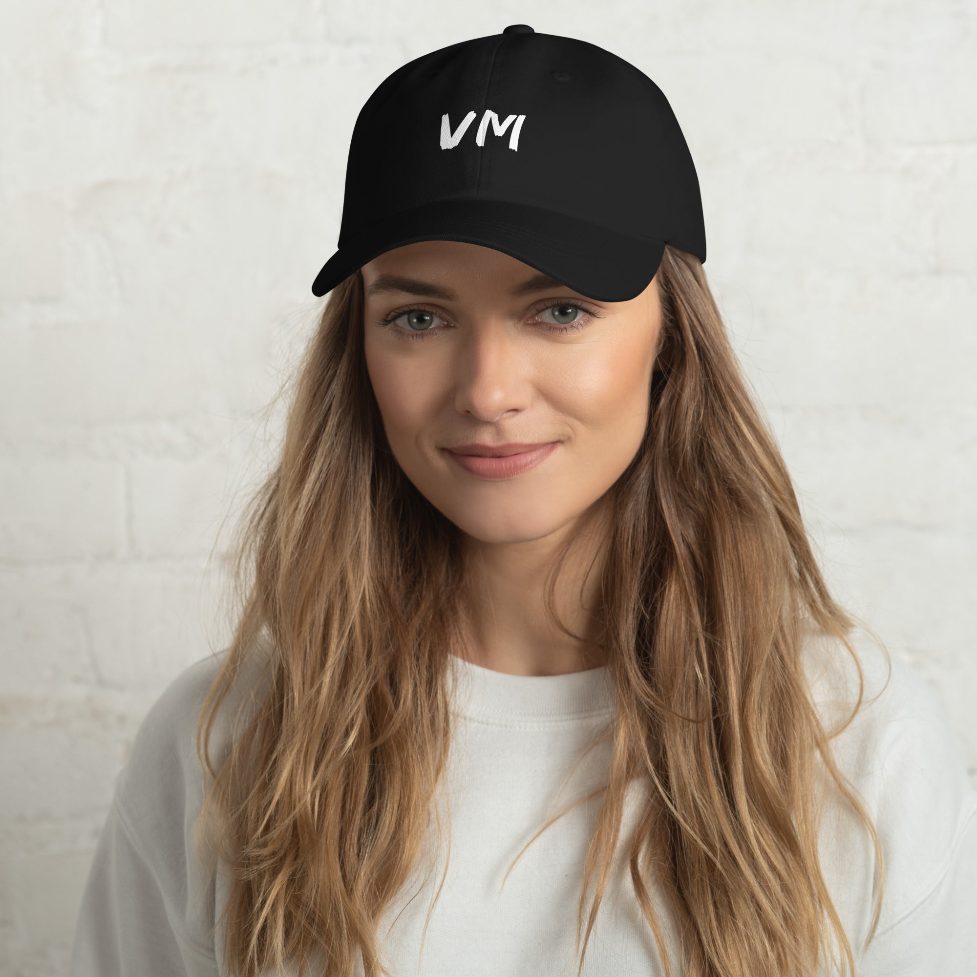 VM OFFICIAL HAT VM hats aren't just for everyone. This one's got a low profile with an adjustable strap and curved visor. • 100% chino cotton twill • Green Camo color is 35% chino cotton twill, 65% polyester • Unstructured, 6-panel, low-profile • 6 embroi