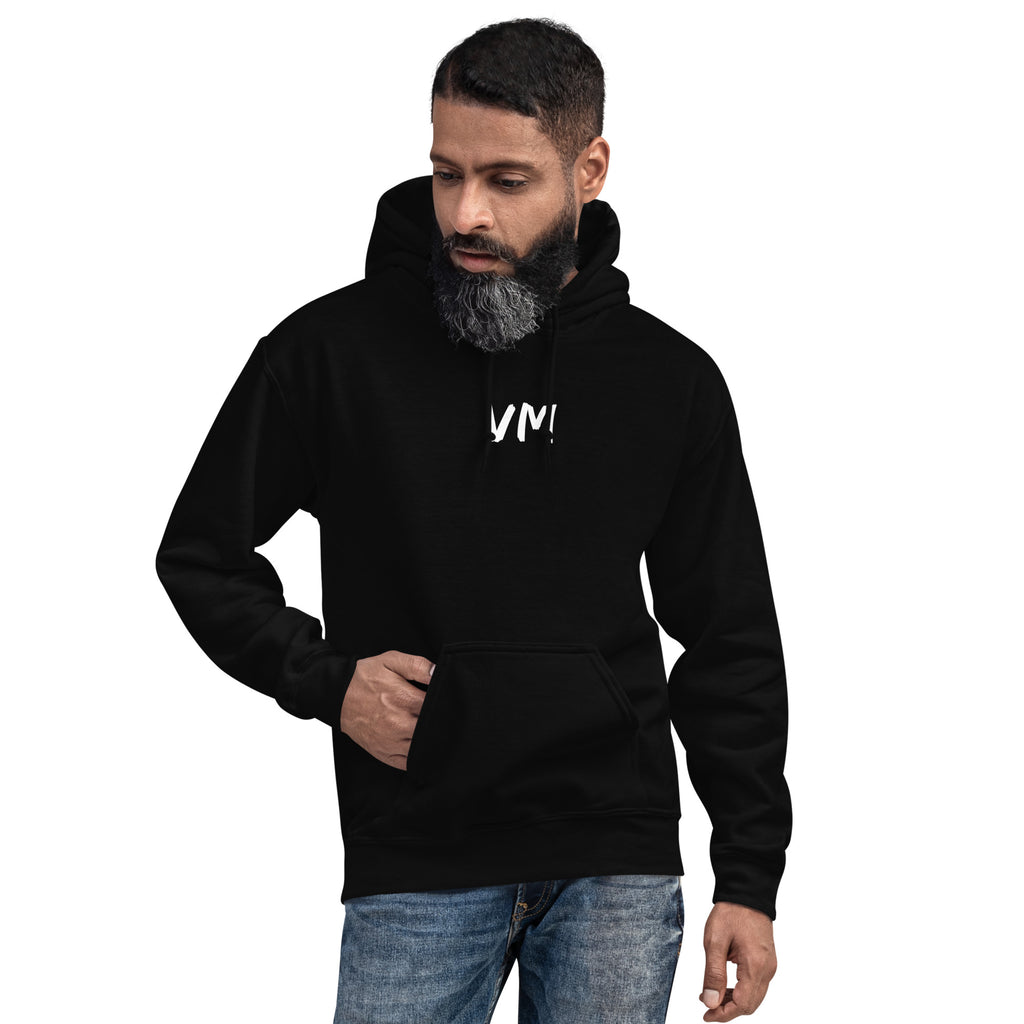 VM's Unisex Hoodie Everyone needs a cozy go-to hoodie to curl up in, so go for one that's soft, smooth, and stylish. It's the perfect choice for cooler evenings! • 50% pre-shrunk cotton, 50% polyester Heather Sport Dark Navy is 40% cotton, 60% polyester •