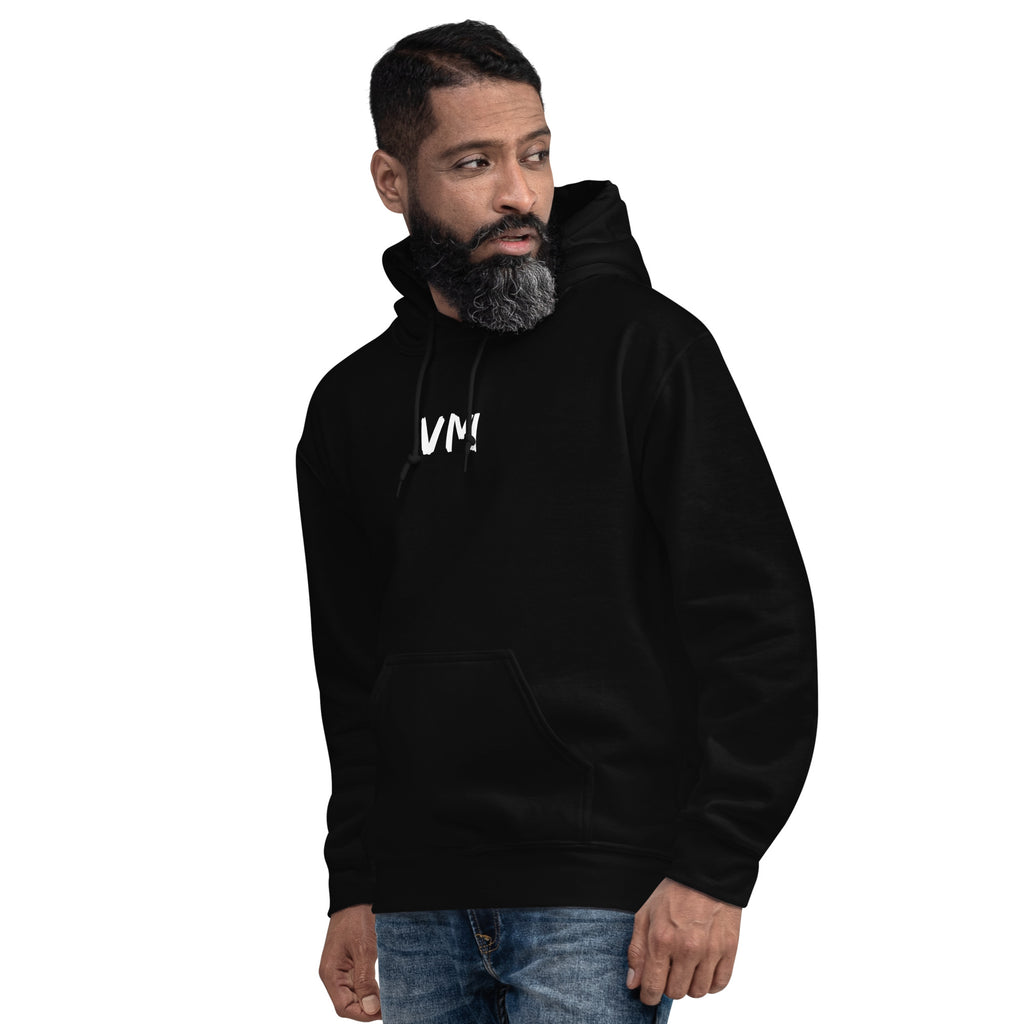 VM's Unisex Hoodie Everyone needs a cozy go-to hoodie to curl up in, so go for one that's soft, smooth, and stylish. It's the perfect choice for cooler evenings! • 50% pre-shrunk cotton, 50% polyester Heather Sport Dark Navy is 40% cotton, 60% polyester •