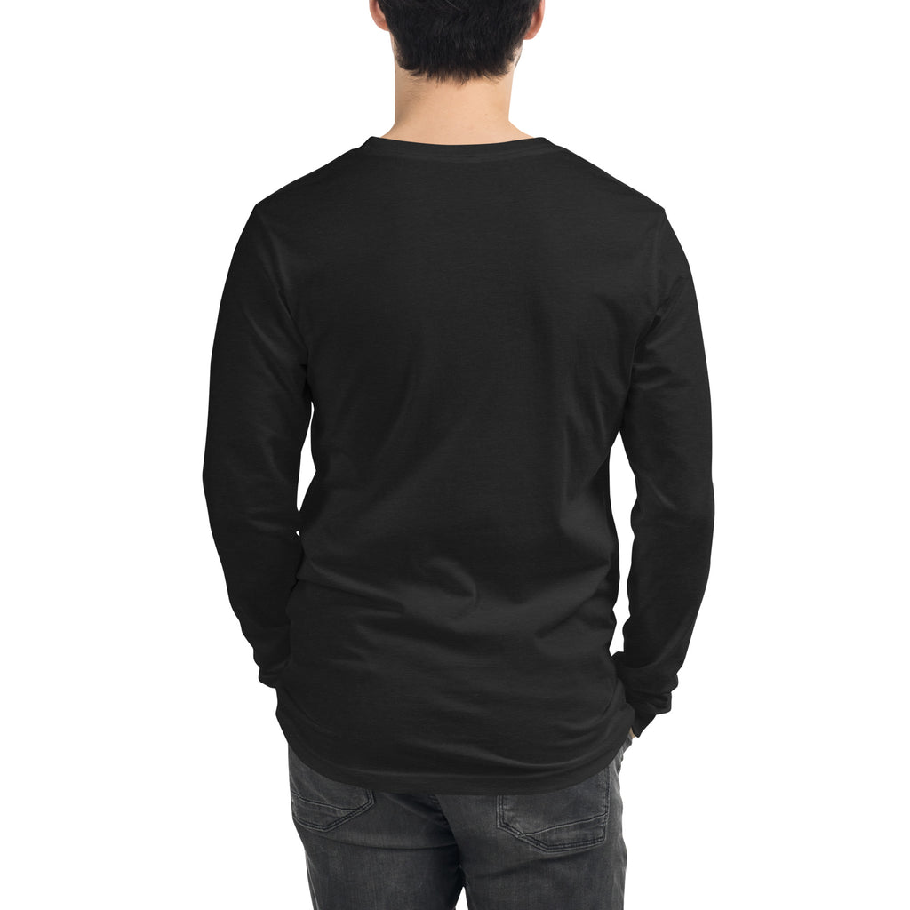 VM Unisex Long Sleeve Tee Enrich your wardrobe with a versatile long sleeve tee. For a casual look, combine it with your favorite jeans, and layer it with a button-up shirt, a zip-up hoodie, or a snazzy jacket. Dress it up with formal trousers or chinos t