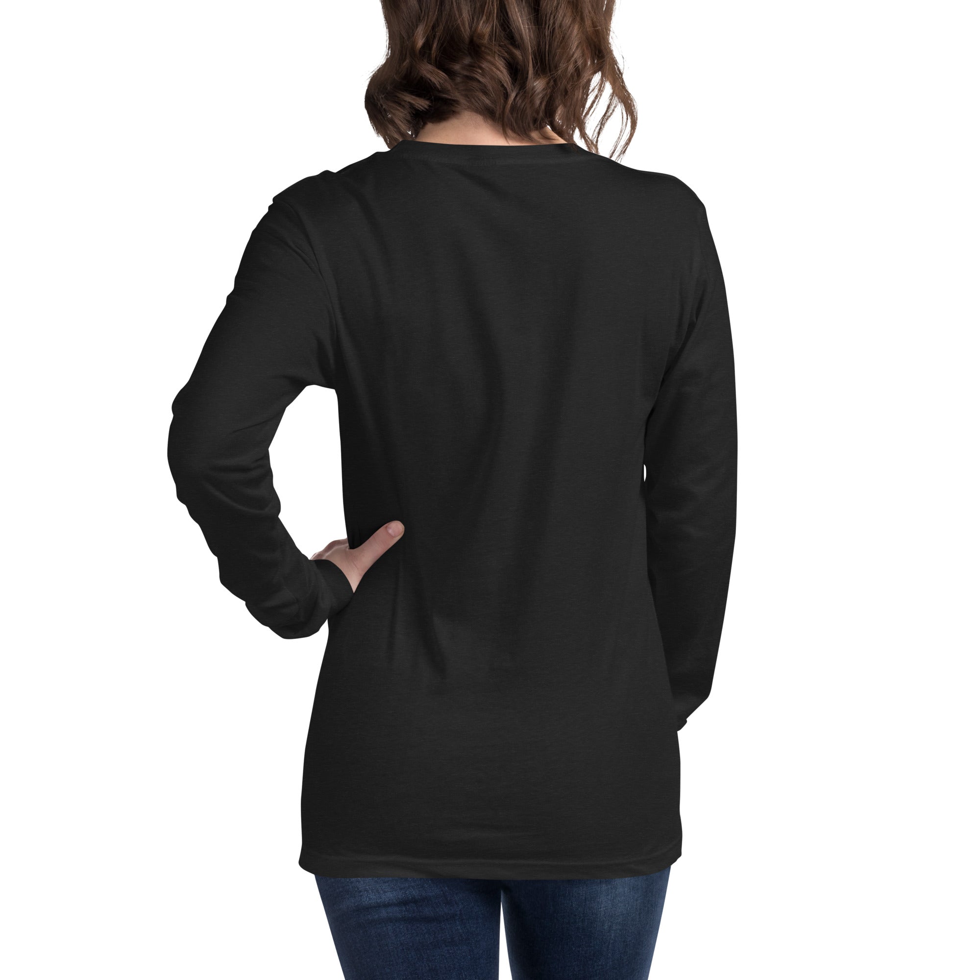 VM Unisex Long Sleeve Tee Enrich your wardrobe with a versatile long sleeve tee. For a casual look, combine it with your favorite jeans, and layer it with a button-up shirt, a zip-up hoodie, or a snazzy jacket. Dress it up with formal trousers or chinos t