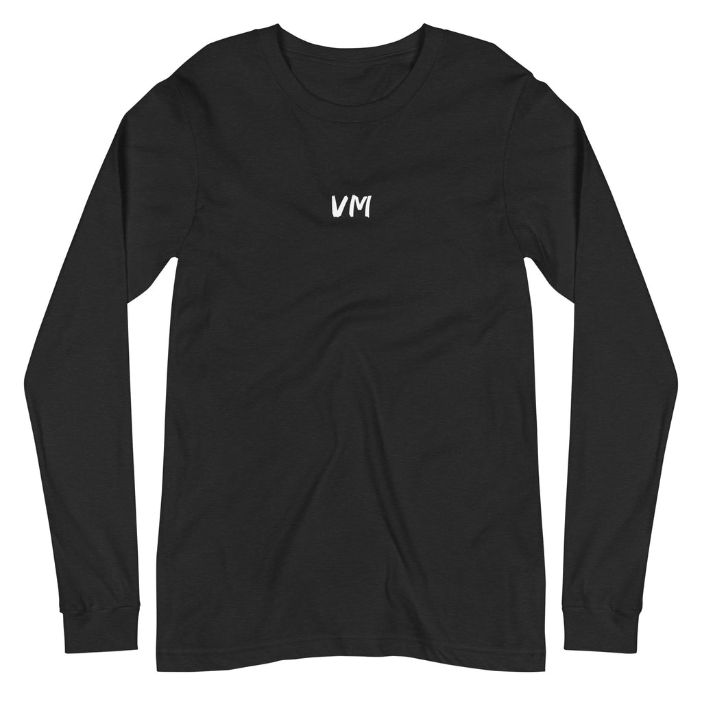 VM Unisex Long Sleeve Tee Enrich your wardrobe with a versatile long sleeve tee. For a casual look, combine it with your favorite jeans, and layer it with a button-up shirt, a zip-up hoodie, or a snazzy jacket. Dress it up with formal trousers or chinos t