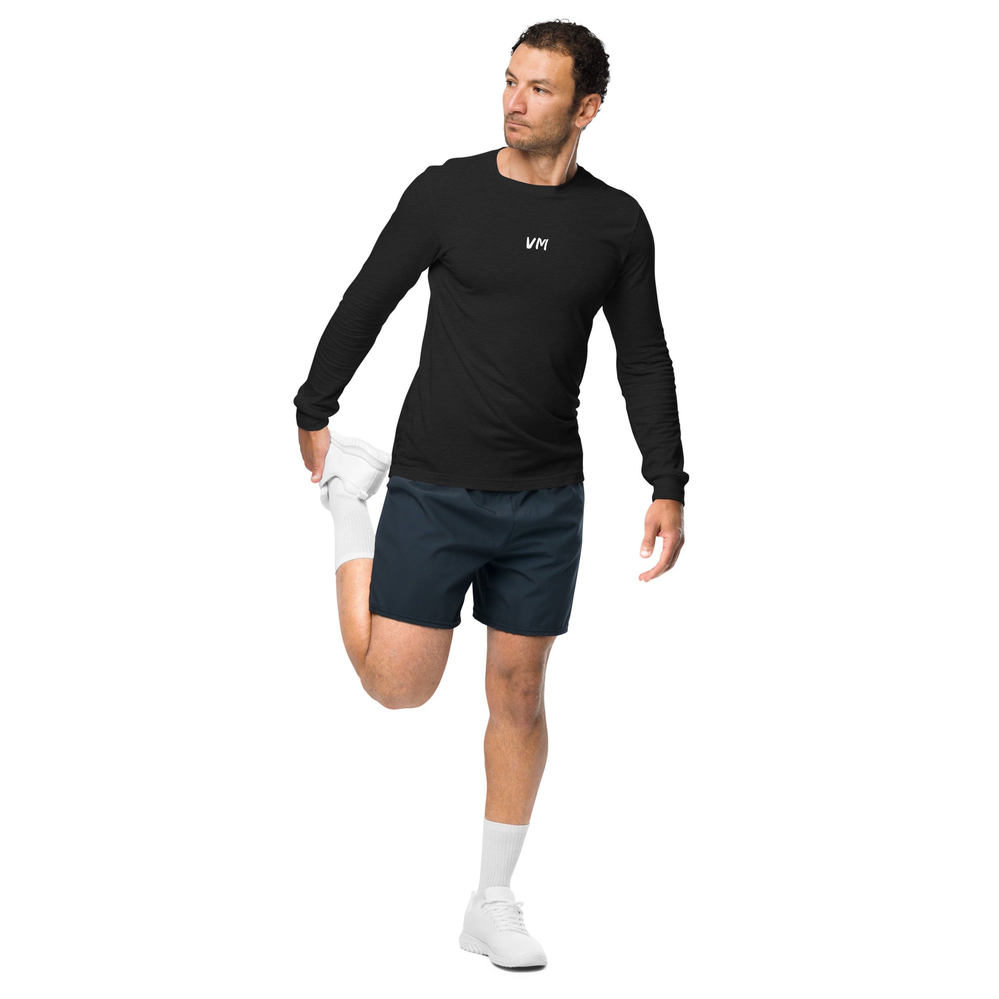 VM Unisex Long Sleeve Tee Enrich your wardrobe with a versatile long sleeve tee. For a casual look, combine it with your favorite jeans, and layer it with a button-up shirt, a zip-up hoodie, or a snazzy jacket. Dress it up with formal trousers or chinos t