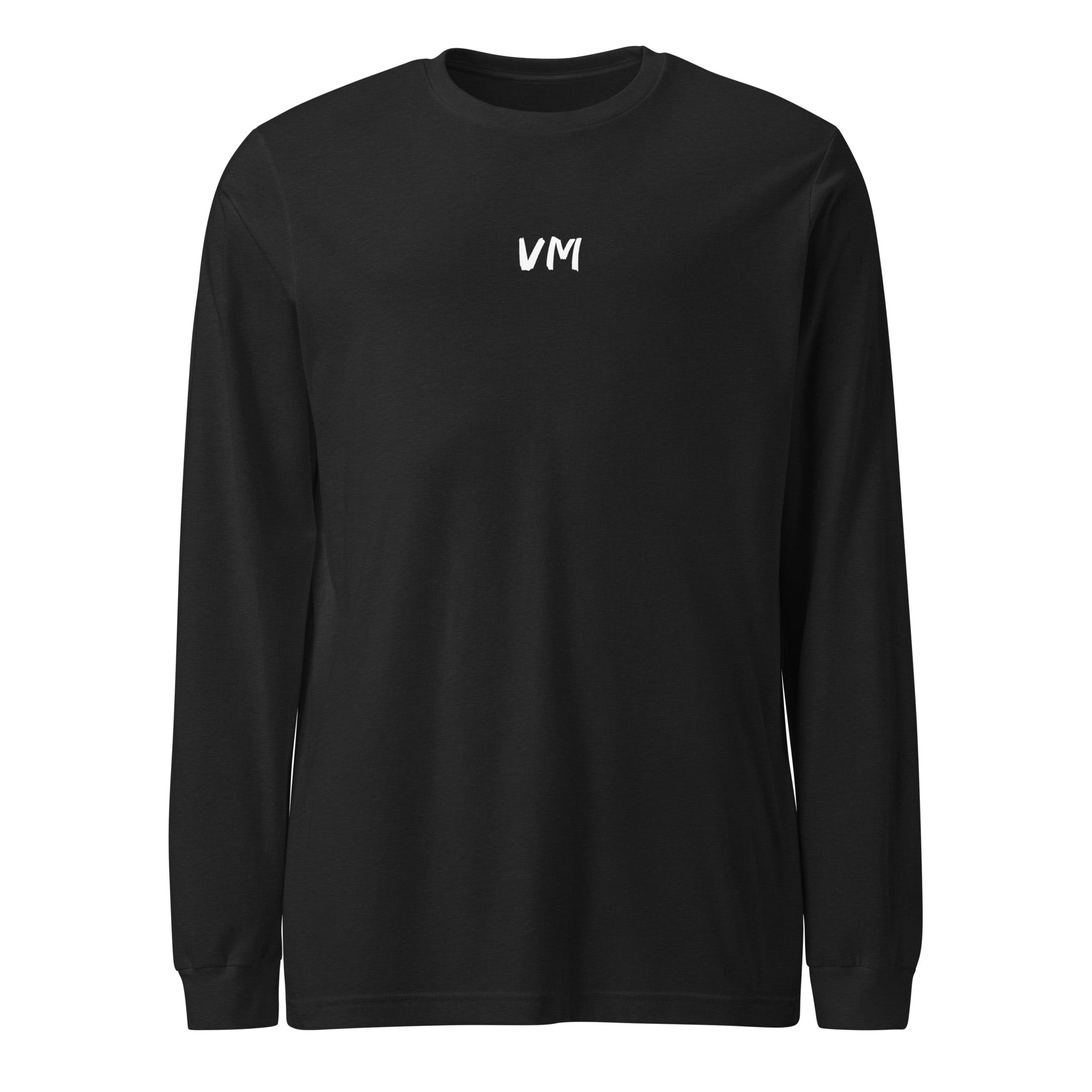VM Unisex Long Sleeve Tee Enrich your wardrobe with a versatile long sleeve tee. For a casual look, combine it with your favorite jeans, and layer it with a button-up shirt, a zip-up hoodie, or a snazzy jacket. Dress it up with formal trousers or chinos t