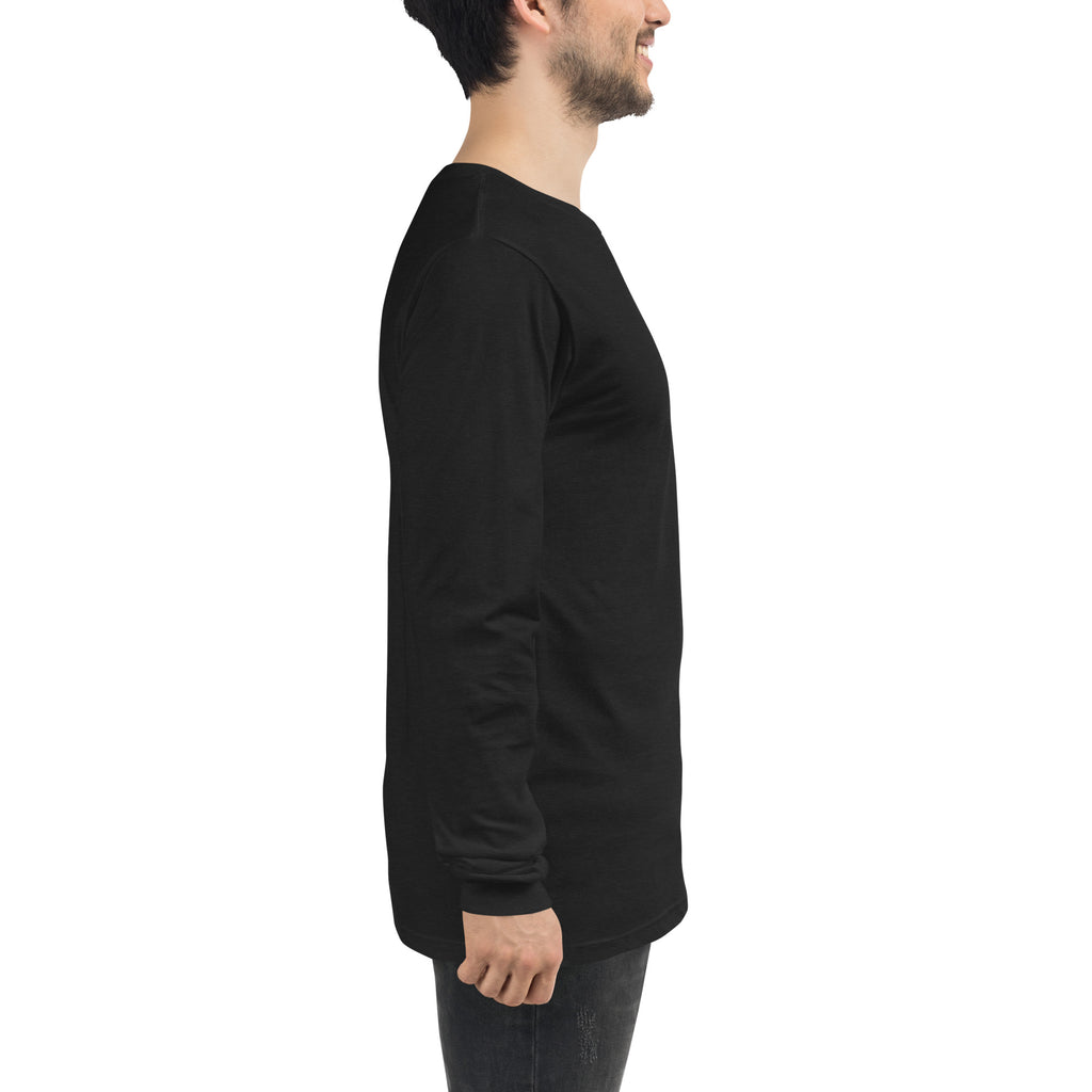 VM Unisex Long Sleeve Tee Enrich your wardrobe with a versatile long sleeve tee. For a casual look, combine it with your favorite jeans, and layer it with a button-up shirt, a zip-up hoodie, or a snazzy jacket. Dress it up with formal trousers or chinos t