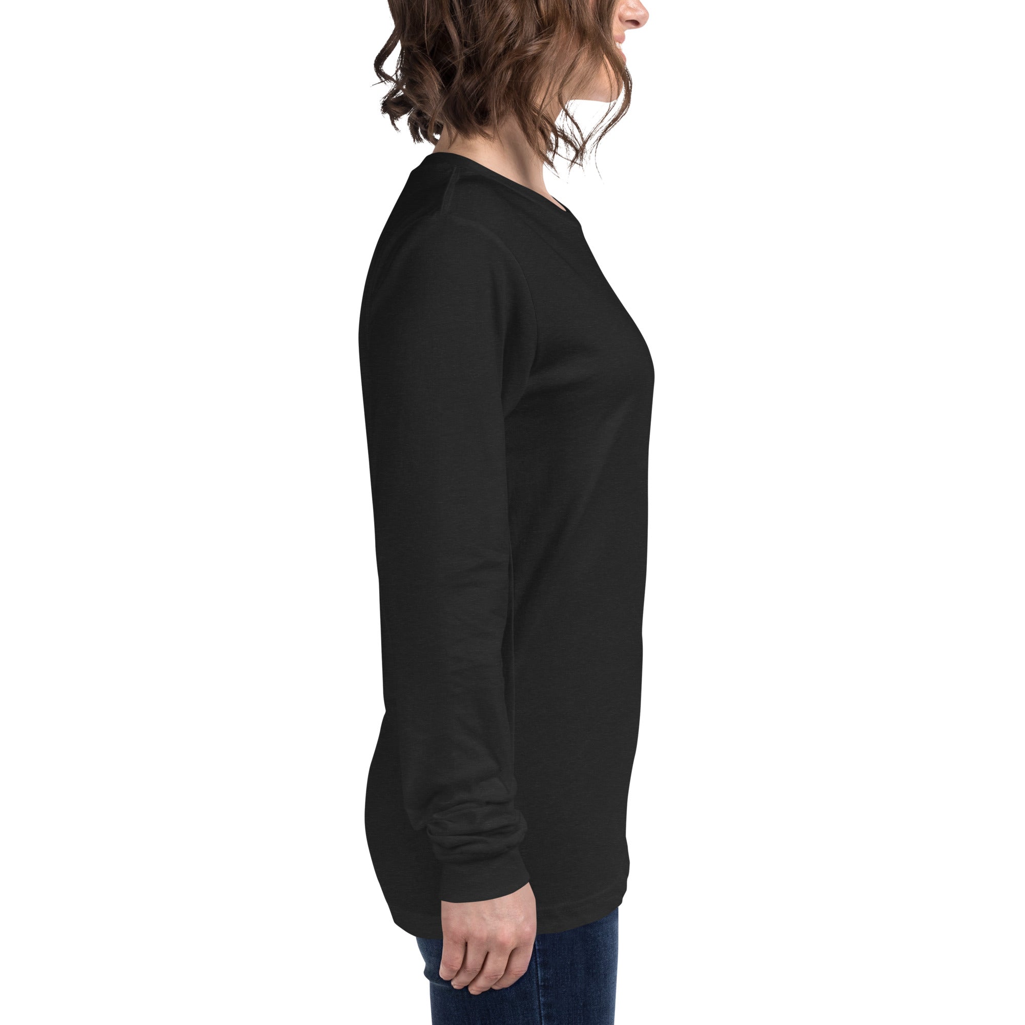 VM Unisex Long Sleeve Tee Enrich your wardrobe with a versatile long sleeve tee. For a casual look, combine it with your favorite jeans, and layer it with a button-up shirt, a zip-up hoodie, or a snazzy jacket. Dress it up with formal trousers or chinos t