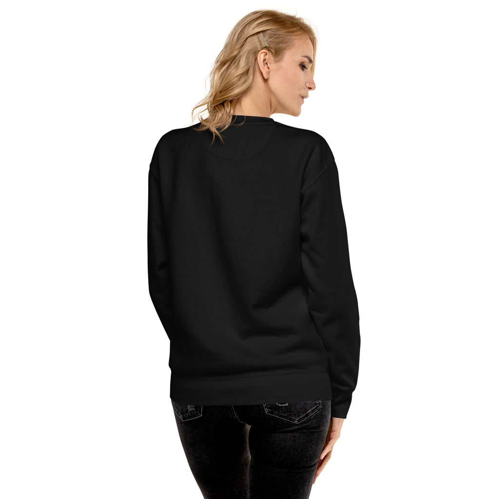 VM Unisex Premium Sweatshirt Rock a classic sweatshirt silhouette with ribbed crew neck, long sleeve cuffs, and a flat hem. Layer it up or wear it on its own for a contemporary streetwear look. With the soft fleece inside and comfortable fit, it’s sure to