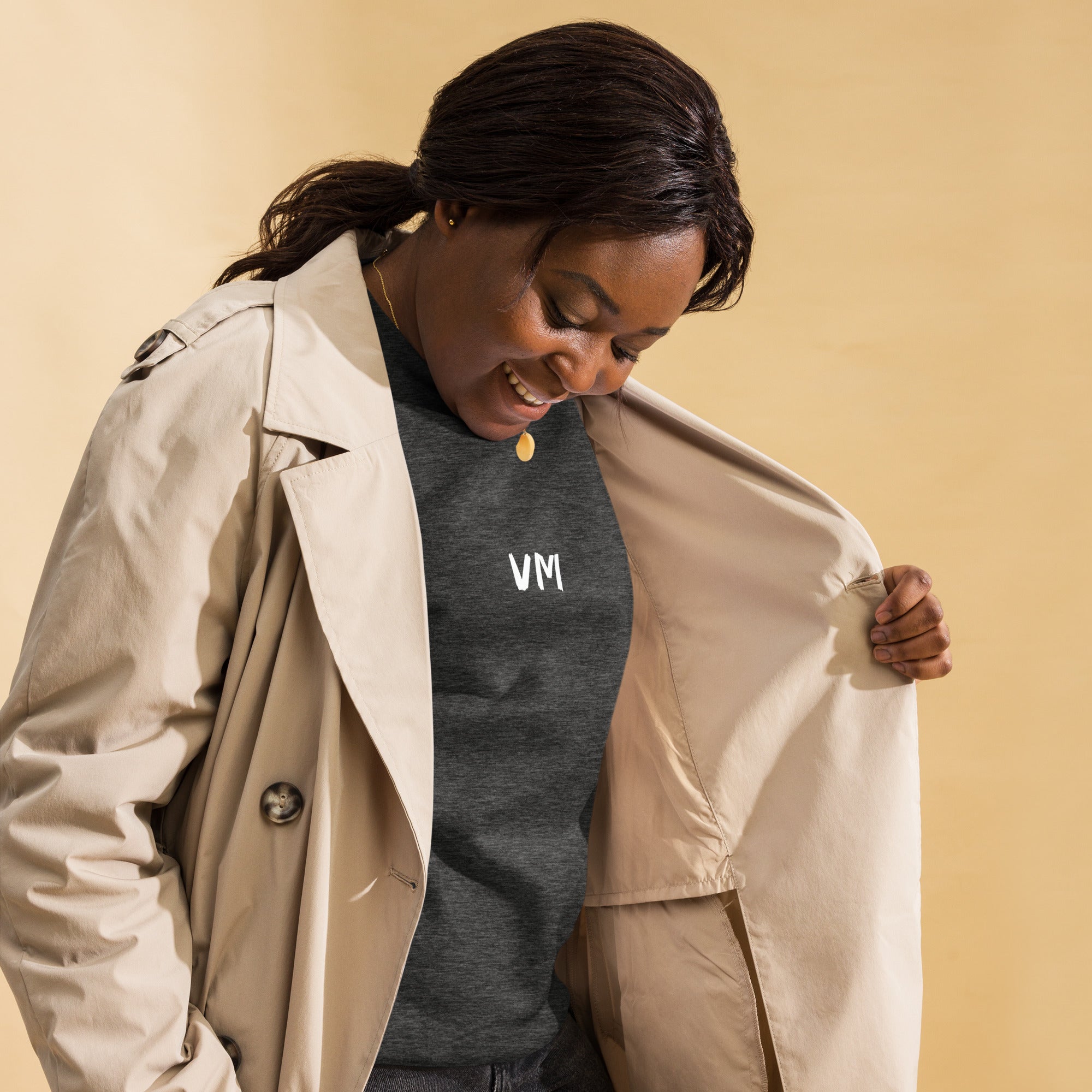 VM Unisex Premium Sweatshirt Rock a classic sweatshirt silhouette with ribbed crew neck, long sleeve cuffs, and a flat hem. Layer it up or wear it on its own for a contemporary streetwear look. With the soft fleece inside and comfortable fit, it’s sure to