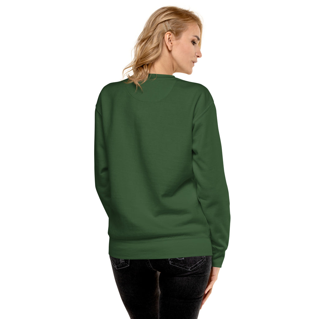 VM Unisex Premium Sweatshirt Rock a classic sweatshirt silhouette with ribbed crew neck, long sleeve cuffs, and a flat hem. Layer it up or wear it on its own for a contemporary streetwear look. With the soft fleece inside and comfortable fit, it’s sure to