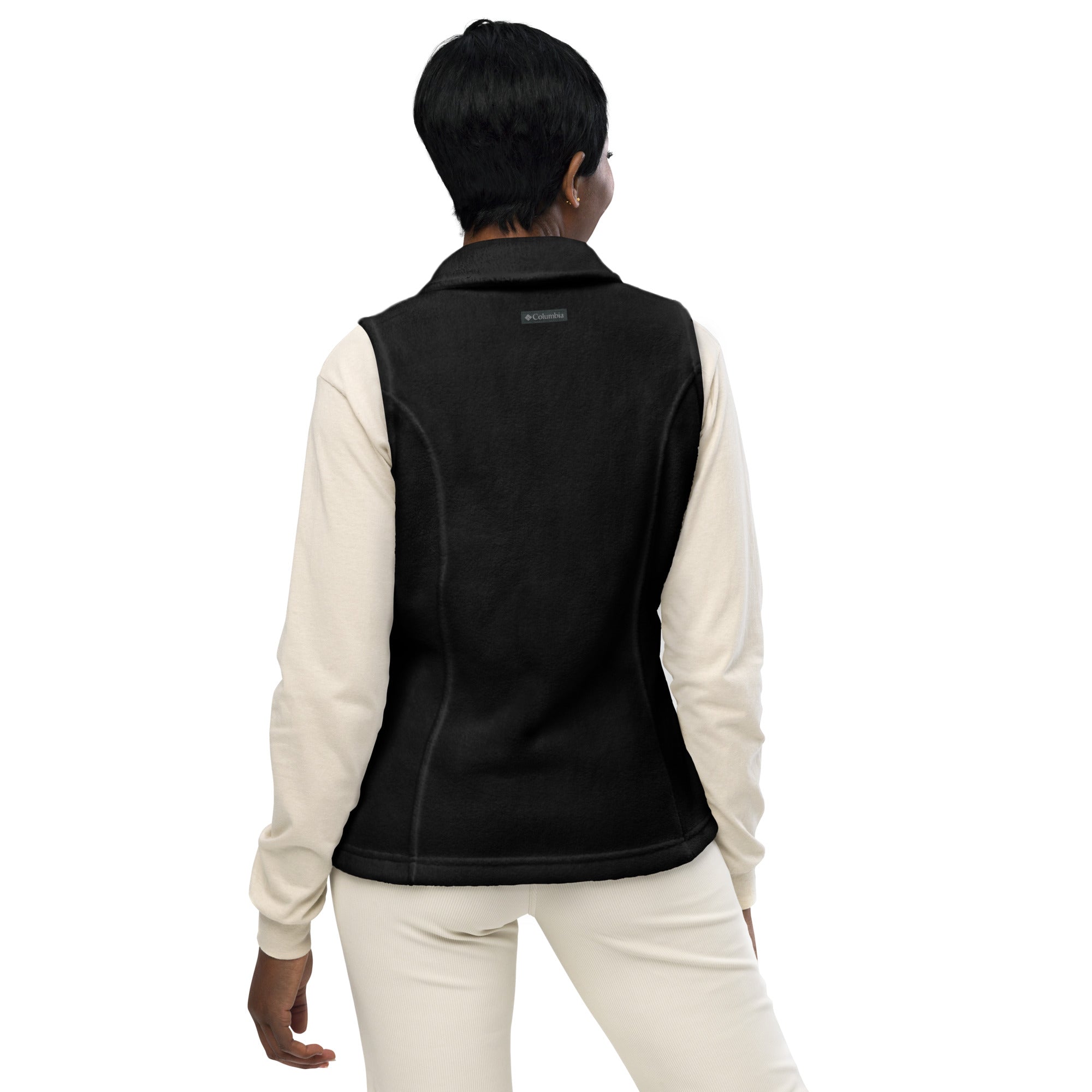 VM Official Women’s Columbia Vest Can outdoor adventures be comfortable and warm? Yes, if you’re wearing the right gear—like this soft Women’s Columbia fleece vest! Wear it once and you’ll see yourself reaching for it more and more, especially during the