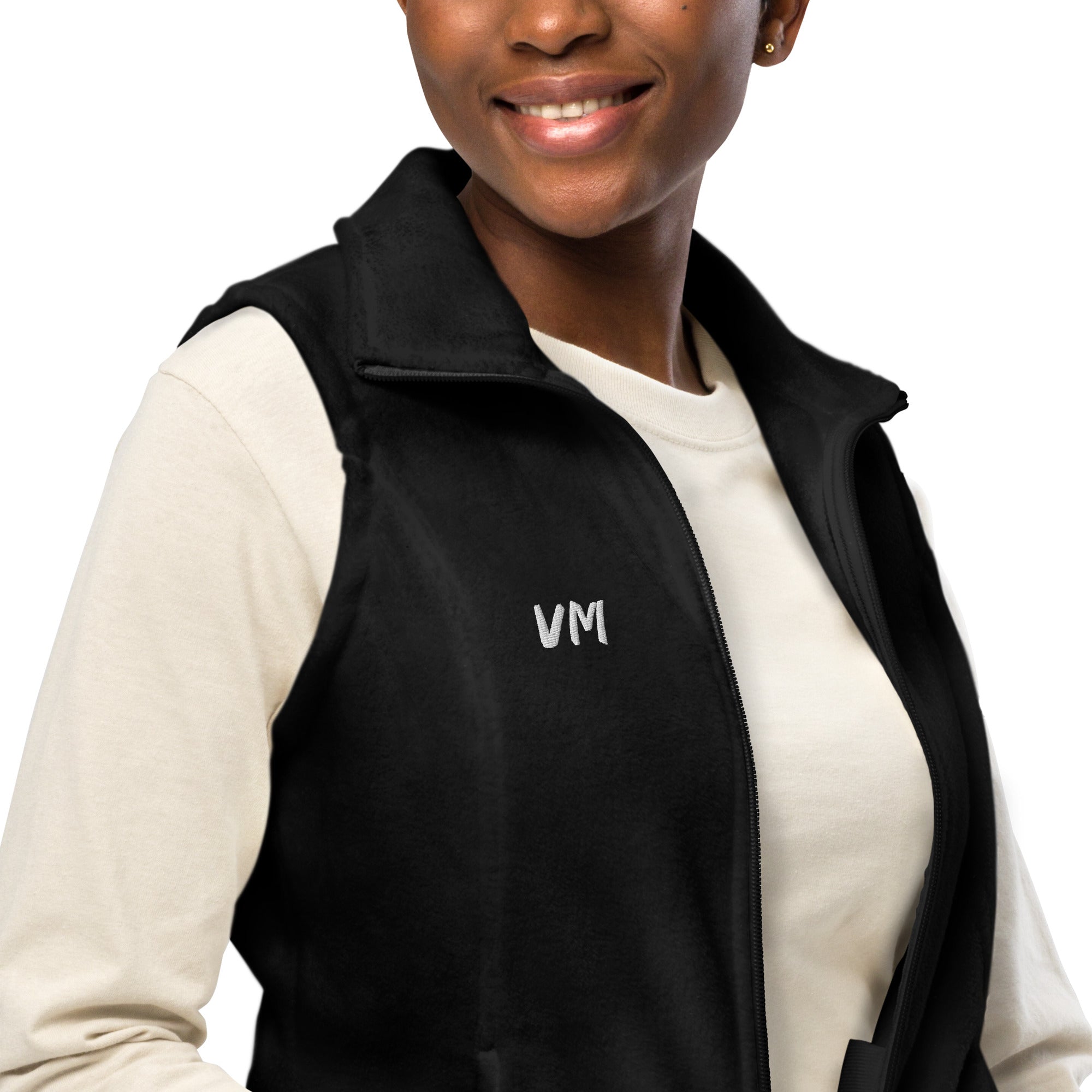 VM Official Women’s Columbia Vest Can outdoor adventures be comfortable and warm? Yes, if you’re wearing the right gear—like this soft Women’s Columbia fleece vest! Wear it once and you’ll see yourself reaching for it more and more, especially during the